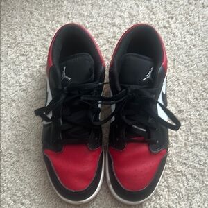 Red and Black Sneakers